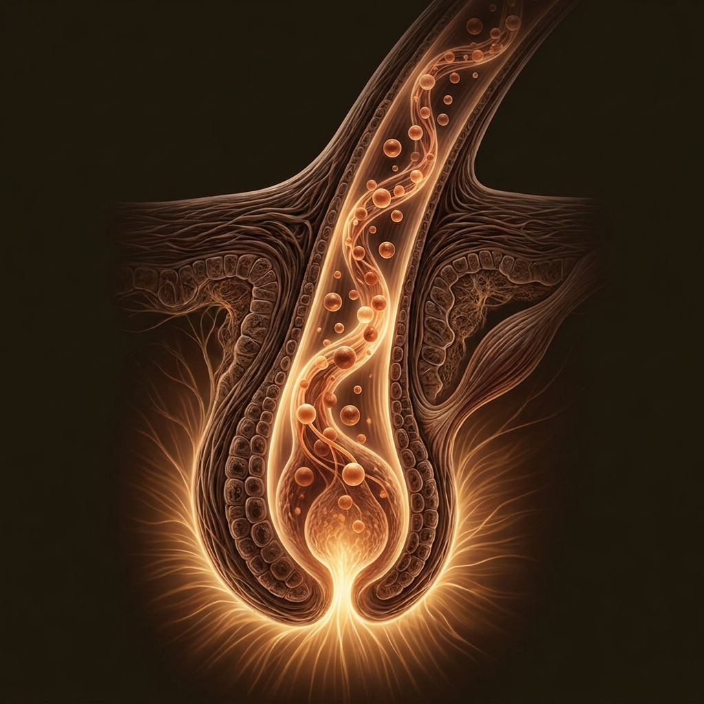 Peptide delivery to lash follicle